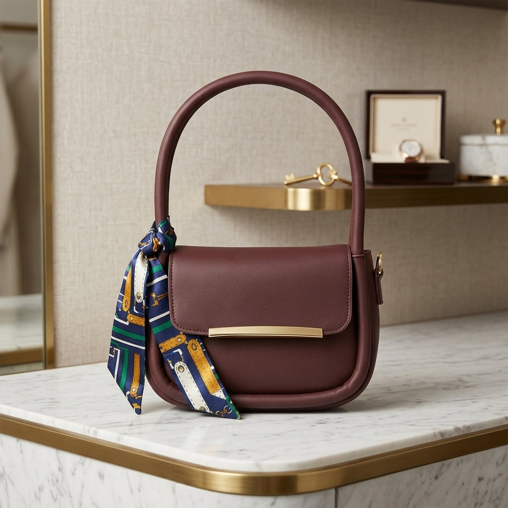 Minimalist Luxe Shoulder & Crossbody Bag CR-092