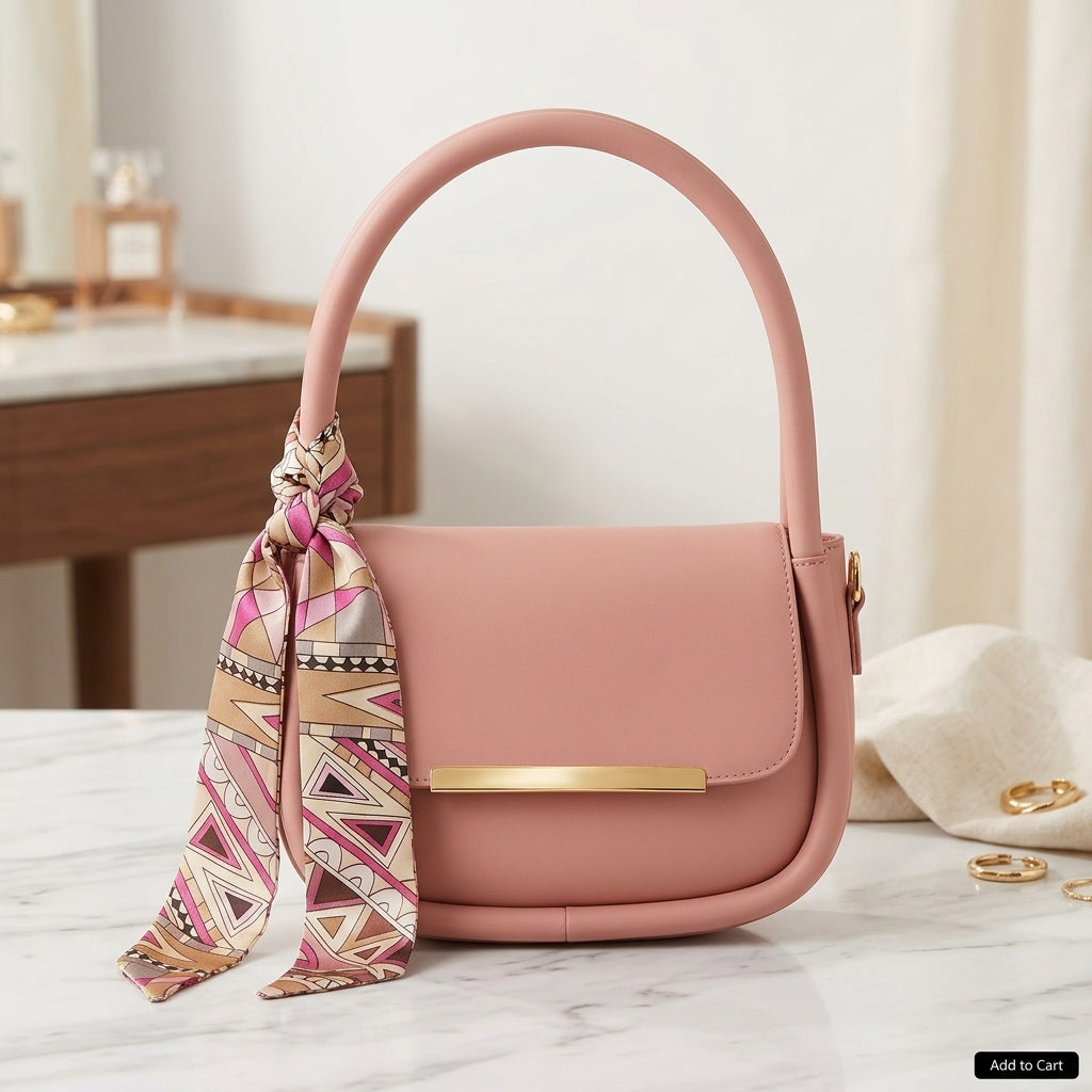Minimalist Luxe Shoulder & Crossbody Bag CR-092