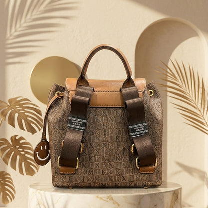 Mini Backpack – Brown Luxury Handbag (CR-139)