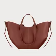 Classic Curved Tote Bag with Matching Wallet (ZTS-CR-048)