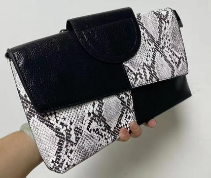 Crocodile Pattern Clutch Bag Elegant Crossbody Banquet Handbag CR-158