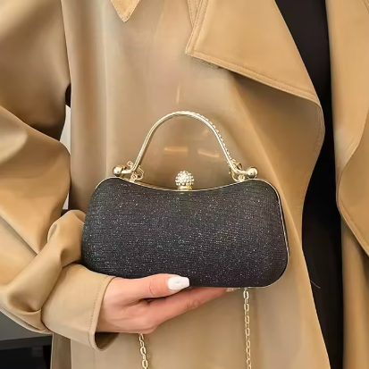 Women Golden Chain Shoulder Handbags for Women Luxury CR-037