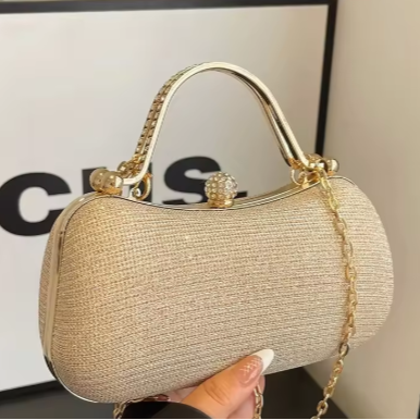 Women Golden Chain Shoulder Handbags for Women Luxury CR-037