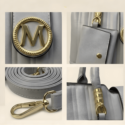 Premium Quilted Ladies Hand Bag With Pouch CR-141