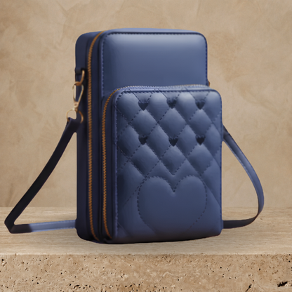 Quilted Crossbody Mobile Pouch – Ladies Shoulder Bag CR-072