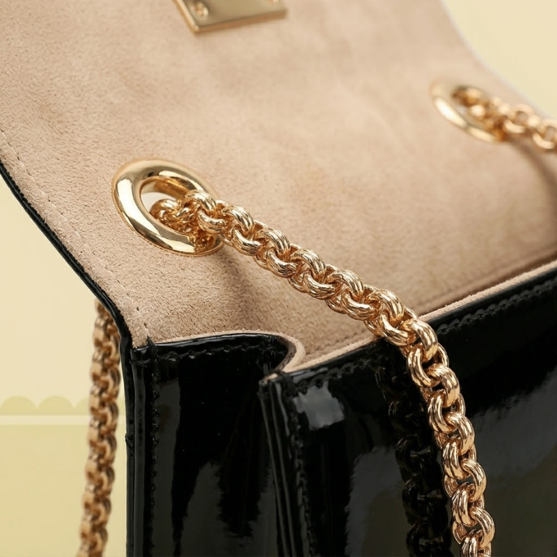 Luxury Quilted Ladies Clutch Crystal Swan Emblem CR-157