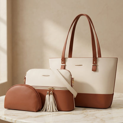 Chic Office Tote & Crossbody Combo Set CR-018