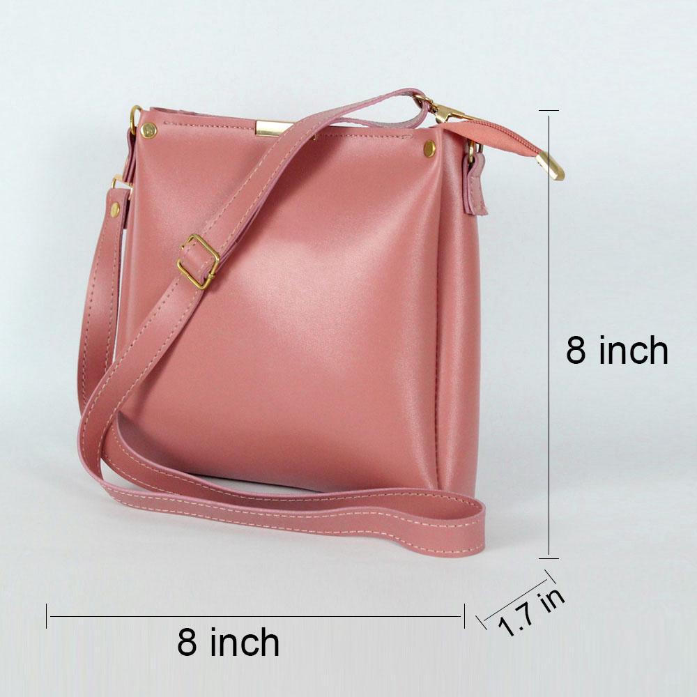 Plain Rexine Handbags For Girl's