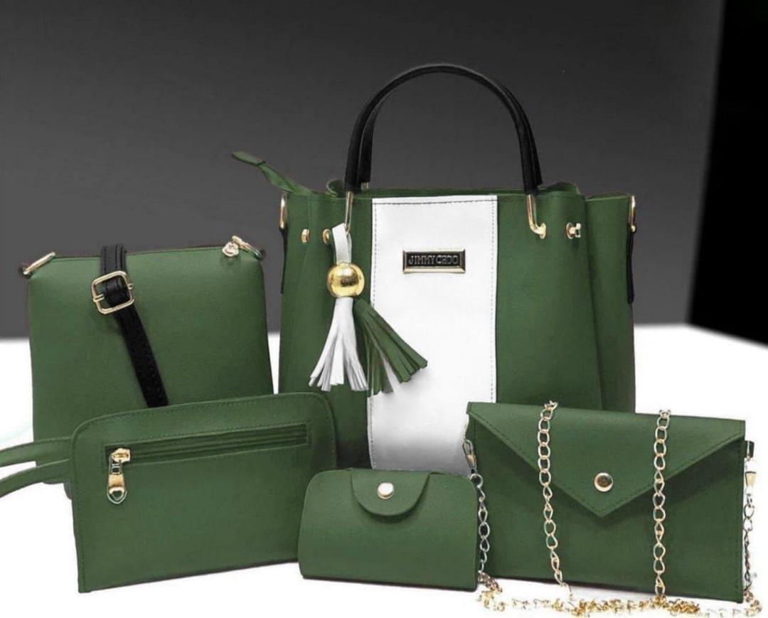 6-in-1 Fashion Handbag Combo – Trendy Design in Multiple Colors