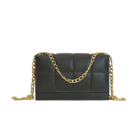 Black Quilted Chain Sling Bag – Timeless Class with a Modern Twist