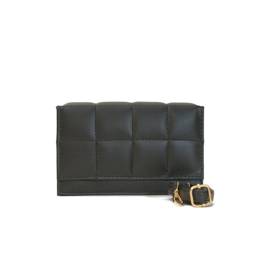 Black Quilted Chain Sling Bag – Timeless Class with a Modern Twist