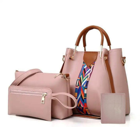 4-in-1 Blush Pink Handbag Set – Soft. Stylish. Sophisticated.