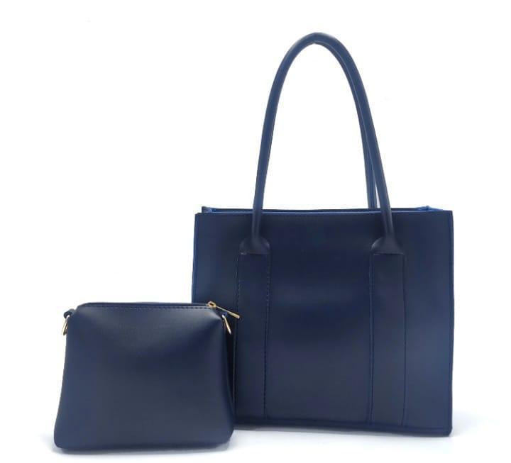 Classic Structured Tote with Detachable Pouch