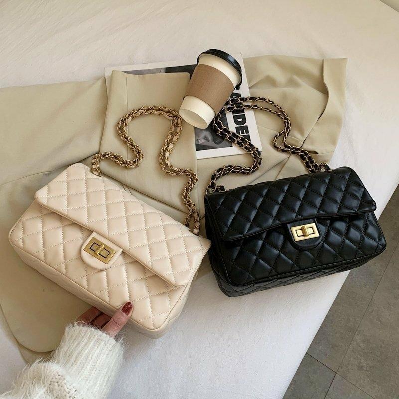Caramel Quilted Chain Shoulder Bag – Sophisticated & Stylish (ZTS-CR-058)