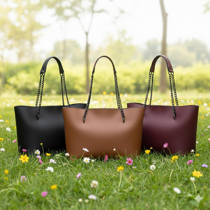 Elegant Chain Strap Tote Bag – Classic Edition (CR-020)