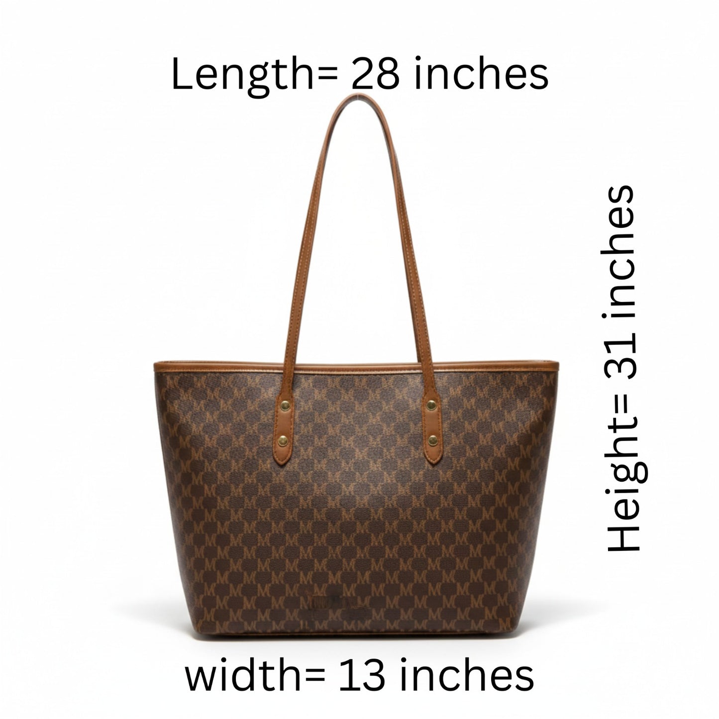 Monogram Print Luxury Tote Bag (CR-036)