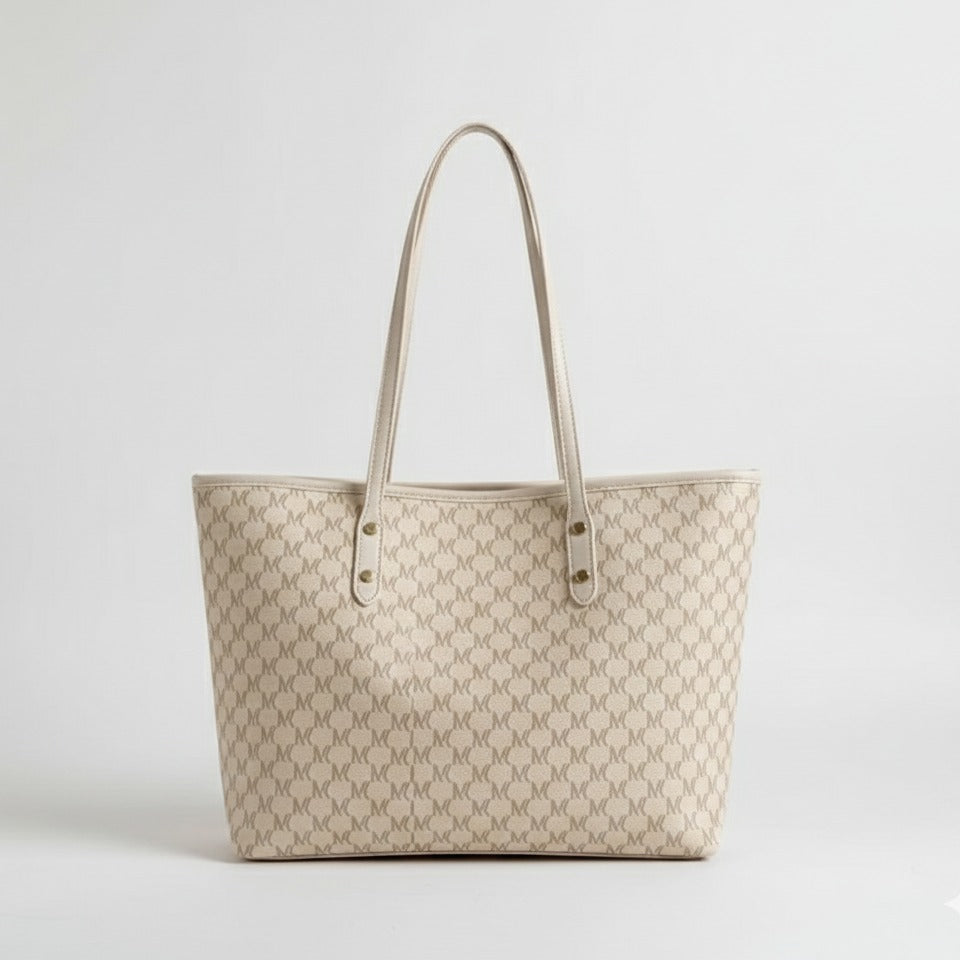 Monogram Print Luxury Tote Bag (CR-036)