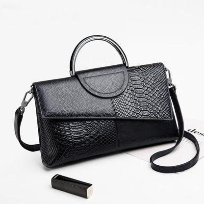 Crocodile Pattern Clutch Bag Elegant Crossbody Banquet Handbag CR-158