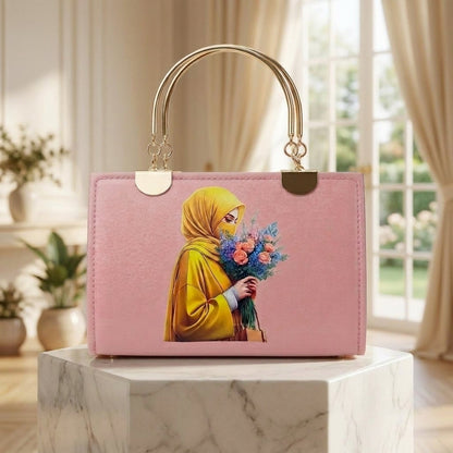 Elegant Hijabi Girl Printed Handbag for Women CR-079