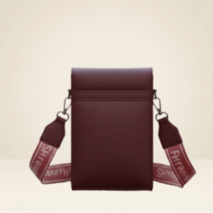 Crossbody Bag Premium Maroon Mobile Sling Bag with Wide Strap CR_031