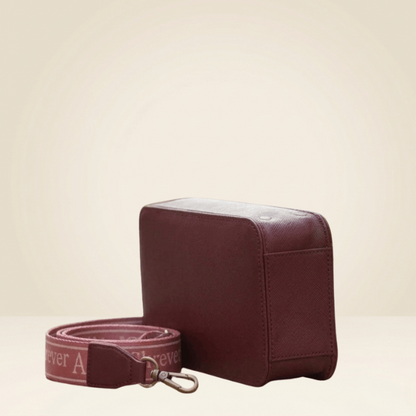 Crossbody Bag Premium Maroon Mobile Sling Bag with Wide Strap CR_031