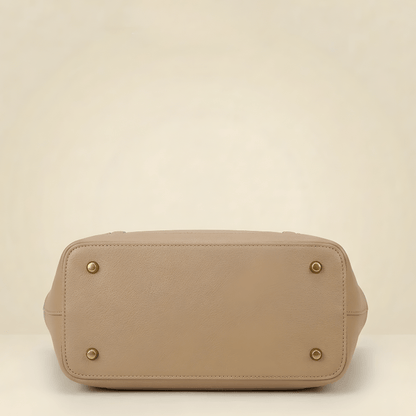 Trendy Brown Tote Bag with Scarf & Pouch CR-049