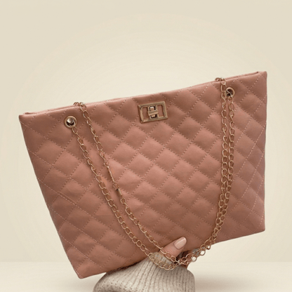 Elegant Quilted Chain Shoulder Bag  Premium Style CR-062