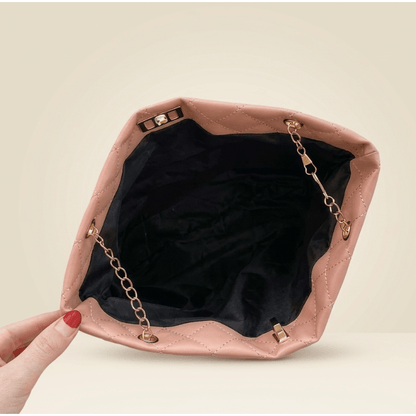 Elegant Quilted Chain Shoulder Bag  Premium Style CR-062