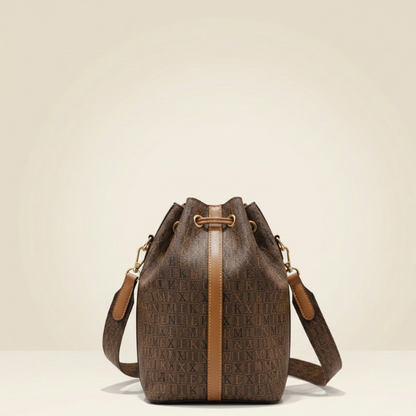 Multi Textured Ladies Tote Circular Monogram Bag CR-139