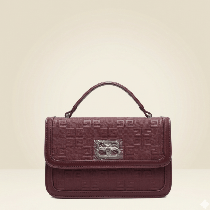 Handle Bag Modern Chic Minimalist Handbag CR-125