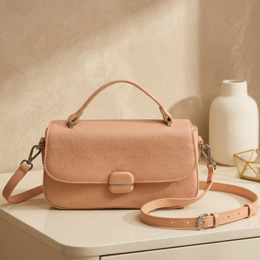 Premium Embossed  Handbag for Women – Elegant Luxury Ladies Bag CR-123