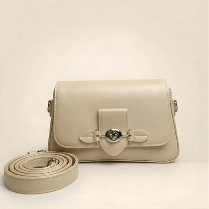 Luxury Structured Ladies Shoulder Bag Metallic Lock CR-143