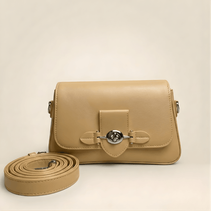 Luxury Structured Ladies Shoulder Bag Metallic Lock CR-143