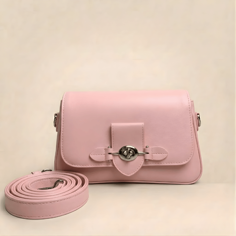 Luxury Structured Ladies Shoulder Bag Metallic Lock CR-143