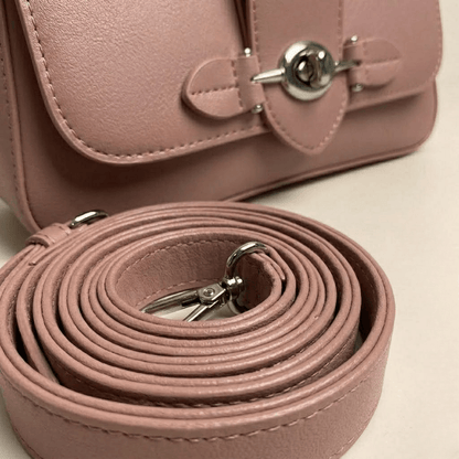 Luxury Structured Ladies Shoulder Bag Metallic Lock CR-143
