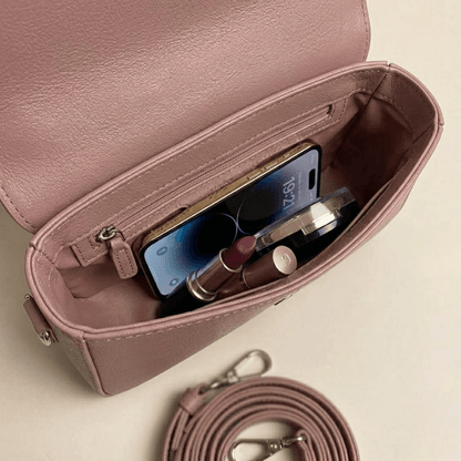 Luxury Structured Ladies Shoulder Bag Metallic Lock CR-143