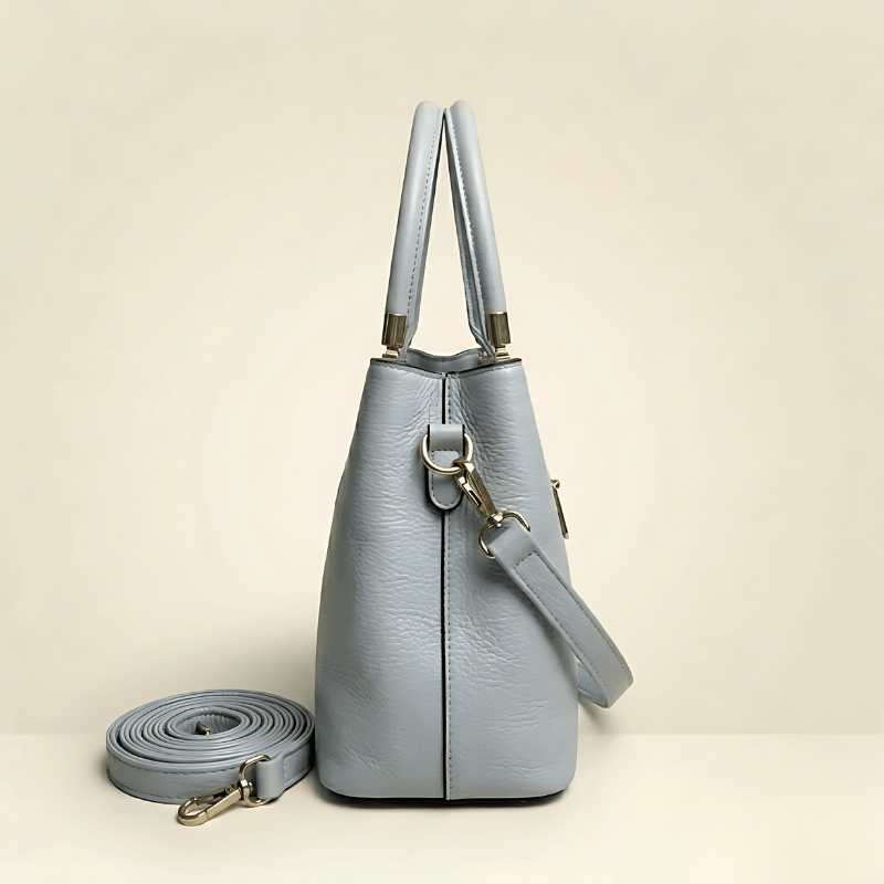 Luxury Textured Ladies Handbag With Matching Pouch CR-152