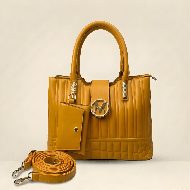 Premium Quilted Ladies Hand Bag With Pouch CR-141