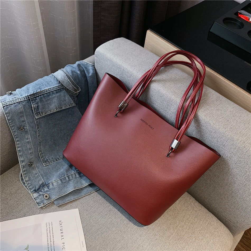 Handbag Vegan Leather, Stylish, Tote CR-043