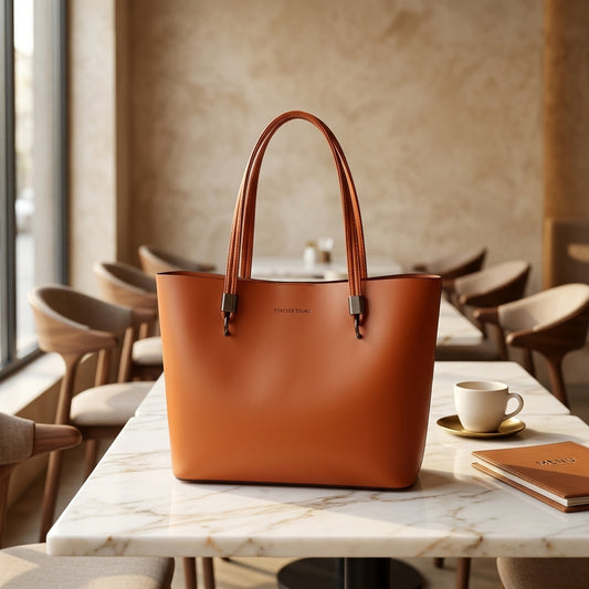 Handbag Vegan Leather, Stylish, Tote CR-043