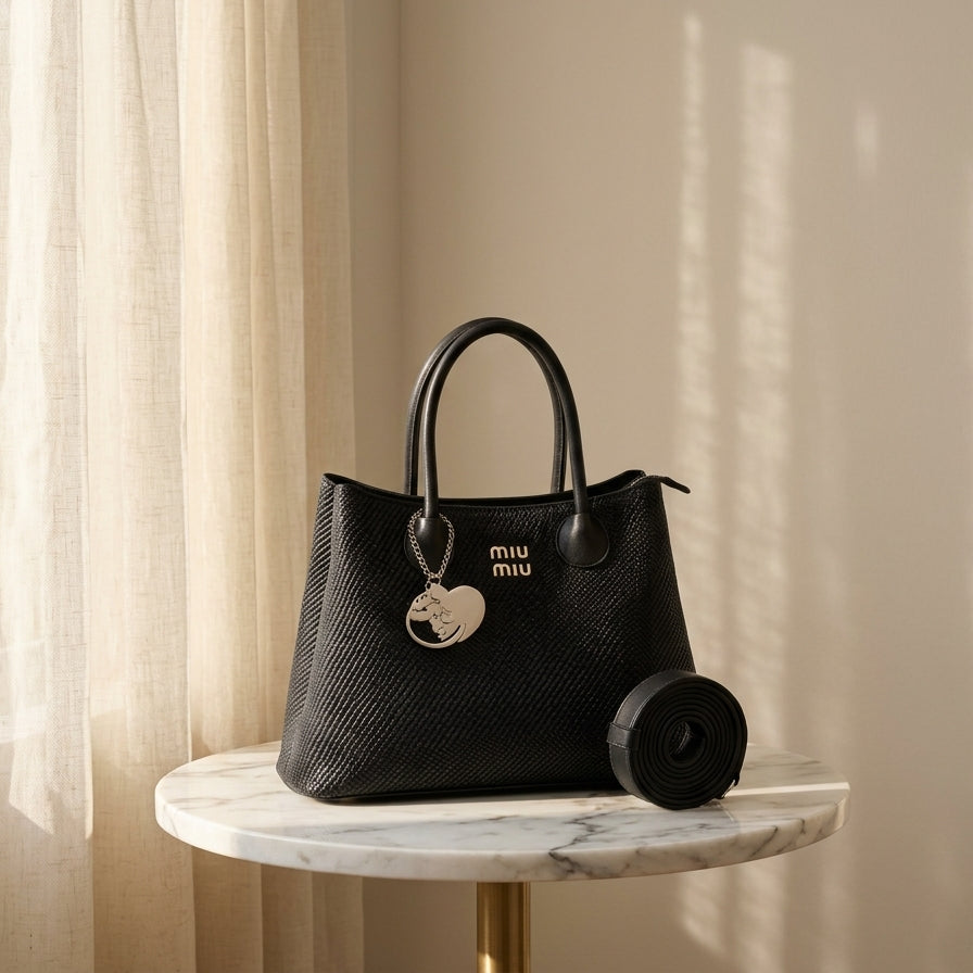 Handbag Bag for Ladies Stylish Daily Wear Tote with Designer Charm CR-153