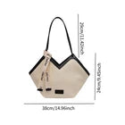 Modern V-Cut Structured Tote Bag (CR-045)