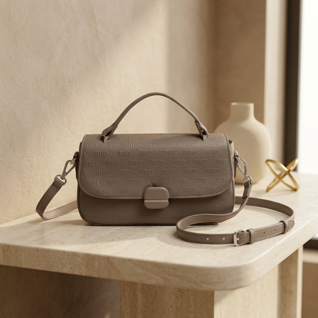 Premium Embossed  Handbag for Women – Elegant Luxury Ladies Bag CR-123