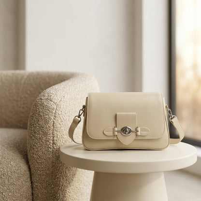 Classic Saddle Bag with Buckle Closure CR-087